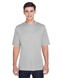 Team 365 Mens Zone Performance T-Shirt TT11 | Sport Silver - Front