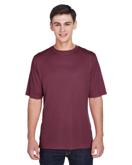 Team 365 Mens Zone Performance T-Shirt TT11 | Sport Drk Maroon - Front