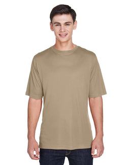 Team 365 Mens Zone Performance T-Shirt TT11 | Desert Khaki - Front