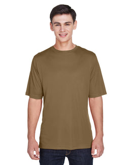 Team 365 Mens Zone Performance T-Shirt TT11 | Coyote Brown - Front
