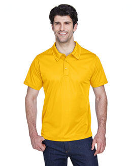 Team 365 Mens Command Snag Protection Polo TT21 | Sprt Athltc Gold - Front