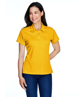 Team 365 Ladies Command Snag Protection Polo TT21W | Sprt Athltc Gold - Front