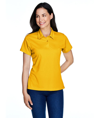 Team 365 Ladies Command Snag Protection Polo TT21W | Sprt Athltc Gold - Front