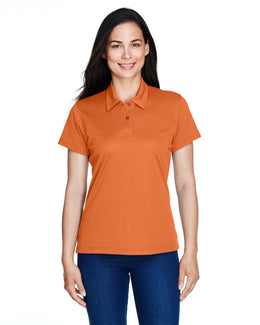 Team 365 Ladies Command Snag Protection Polo TT21W | Sprt Burnt Ornge - Front