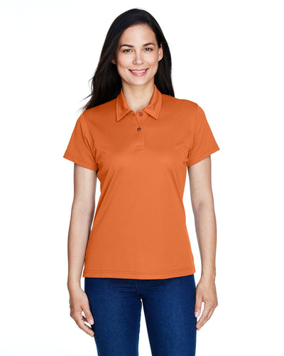 Team 365 Ladies Command Snag Protection Polo TT21W | Sprt Burnt Ornge - Front