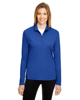 Team 365 Ladies Zone Performance Quarter-Zip TT31W | Sport Royal - Front