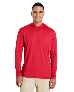 Team 365 Mens Zone Performance Hoodie TT41 | Sport Red - Front