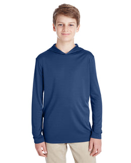 Team 365 Youth Zone Performance Hoodie TT41Y | Sport Dark Navy - Front