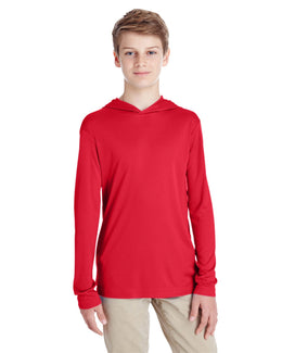 Team 365 Youth Zone Performance Hoodie TT41Y | Sport Red - Front