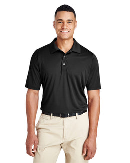Team 365 Mens Zone Performance Polo TT51 | Black - Front