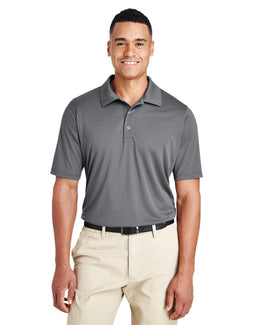 Team 365 Mens Zone Performance Polo TT51 | Sport Graphite - Front