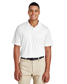Team 365 Mens Zone Performance Polo TT51 | White - Front