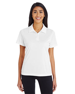Team 365 Ladies Zone Performance Polo TT51W | White - Front