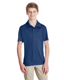 Team 365 Youth Zone Performance Polo TT51Y | Sport Dark Navy - Front
