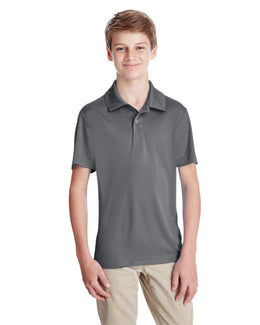 Team 365 Youth Zone Performance Polo TT51Y | Sport Graphite - Front