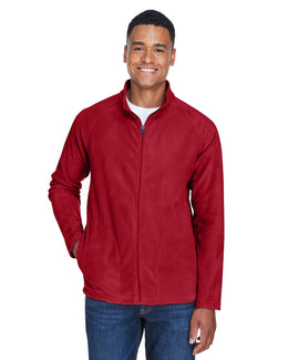 Team 365 Mens Campus Microfleece Jacket TT90 | Sp Scarlet Red - Front