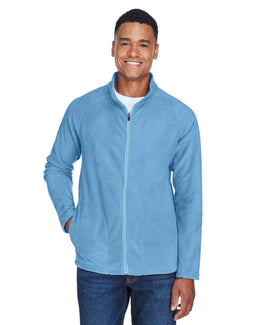 Team 365 Mens Campus Microfleece Jacket TT90 | Sport Light Blue - Front
