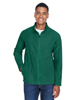 Team 365 Mens Campus Microfleece Jacket TT90 | Sport Forest - Front