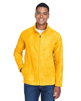 Team 365 Mens Campus Microfleece Jacket TT90 | Sport Ath Gold - Front