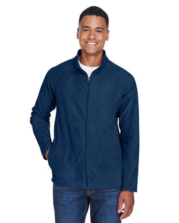 Team 365 Mens Campus Microfleece Jacket TT90 | Sport Dark Navy - Front