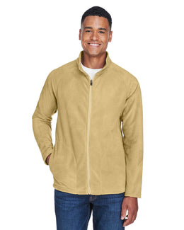 Team 365 Mens Campus Microfleece Jacket TT90 | Sport Vegas Gold - Front
