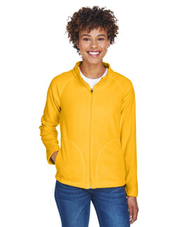 Team 365 Ladies Campus Microfleece Jacket TT90W | Sport Ath Gold - Front