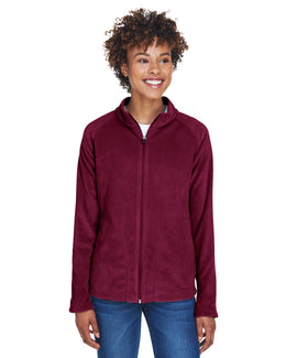 Team 365 Ladies Campus Microfleece Jacket TT90W | Sport Maroon - Front