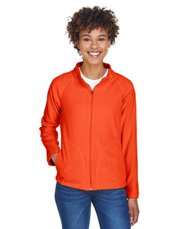 Team 365 Ladies Campus Microfleece Jacket TT90W | Sport Orange - Front