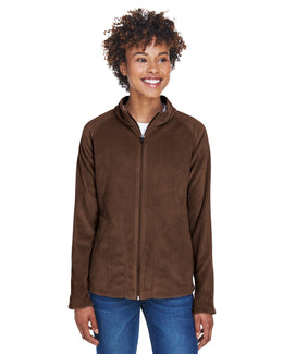 Team 365 Ladies Campus Microfleece Jacket TT90W | Sport Dark Brown - Front