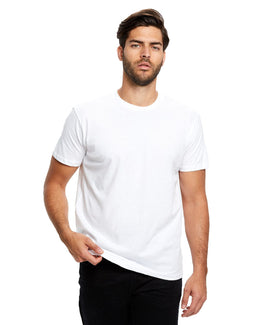 US Blanks Mens Made in USA Short Sleeve Crew T-Shirt US2000 | White - Front