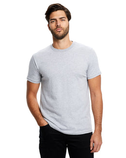 US Blanks Mens Made in USA Short Sleeve Crew T-Shirt US2000 | Heather Grey - Front