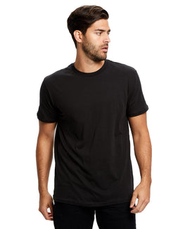 US Blanks Mens Made in USA Short Sleeve Crew T-Shirt US2000 | Black - Front