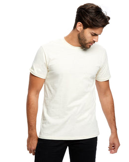 US Blanks Mens Made in USA Short Sleeve Crew T-Shirt US2000 | Cream - Front