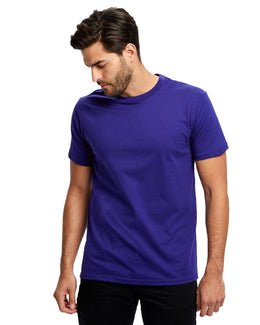 US Blanks Mens Made in USA Short Sleeve Crew T-Shirt US2000 | Laker Purple - Front