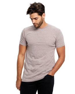 US Blanks Mens Short Sleeve Made in USA Triblend T-Shirt US2229 | Tri Brown - Front