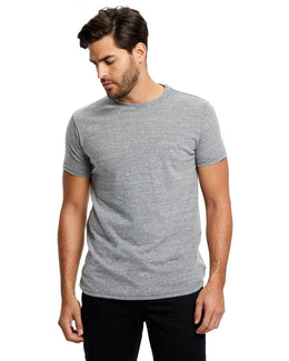 US Blanks Mens Short Sleeve Made in USA Triblend T-Shirt US2229 | Tri Grey - Front