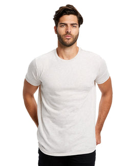 US Blanks Mens Short Sleeve Made in USA Triblend T-Shirt US2229 | Tri Oatmeal - Front