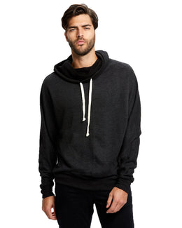 US Blanks Unisex French Terry Snorkel Pullover Sweatshirt US897 | Tri Charcoal - Front